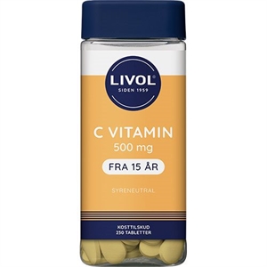 C-vitamin 500 mg Livol 230 tabletter